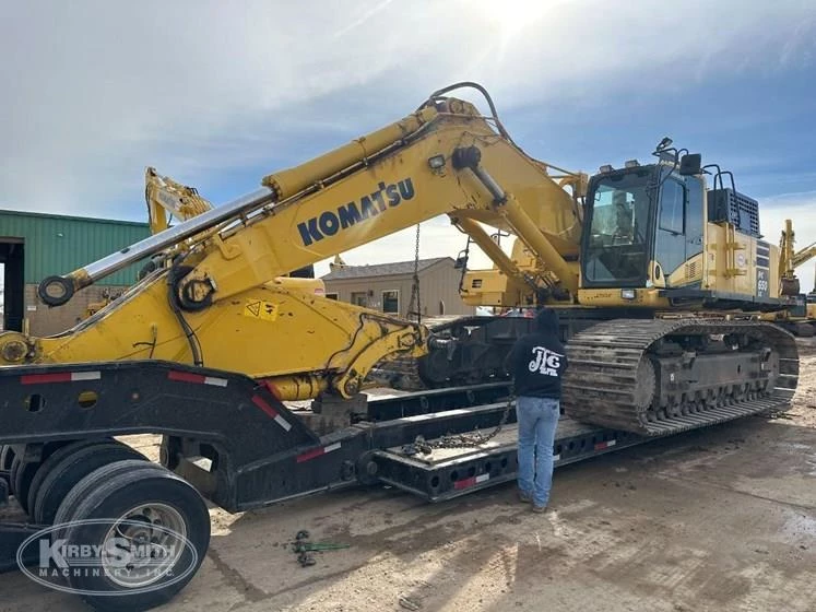 Side of used Komatsu Excavator